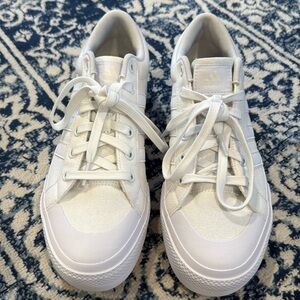 adidas Bravada 2.0 White Platform Sneakers